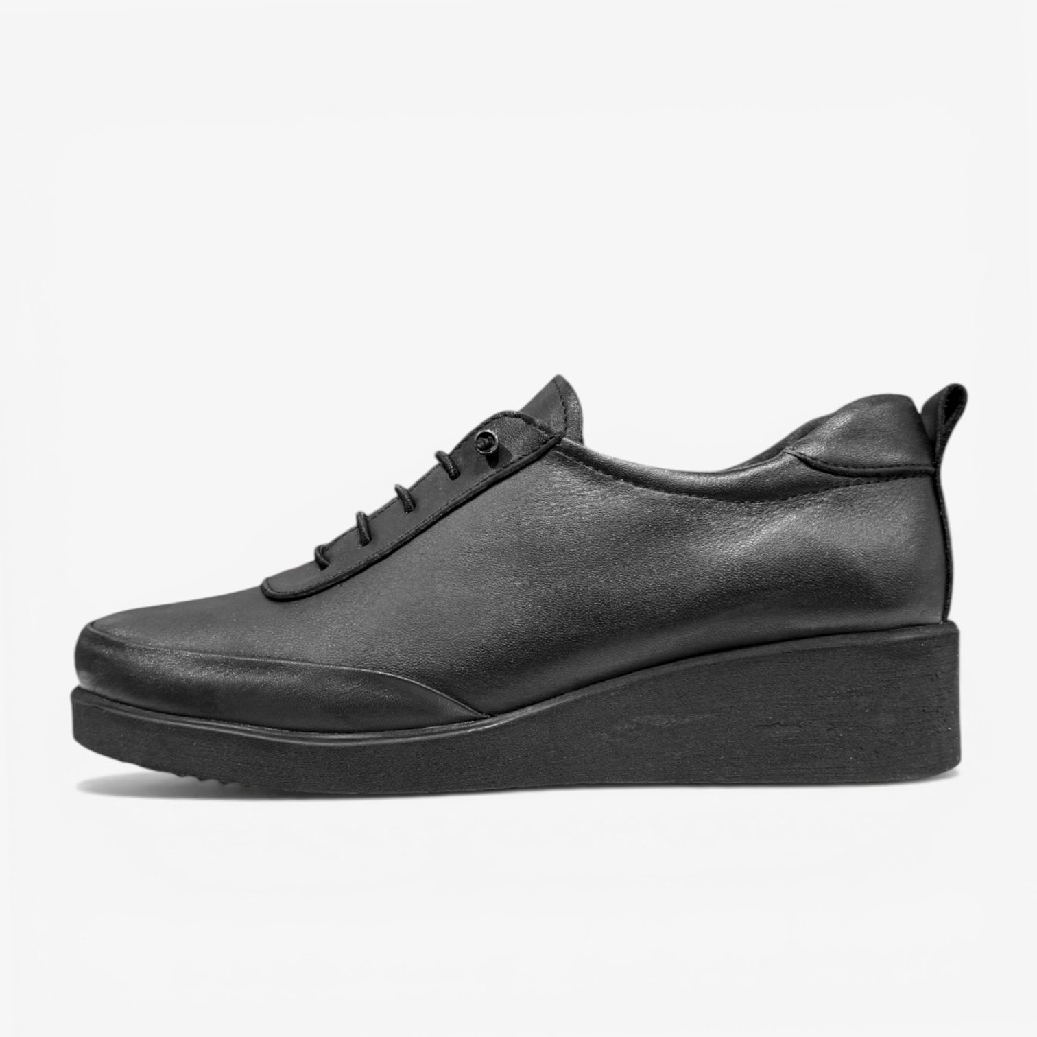 Lace-Up Comfort Shoes – Excellent Stable Walk (4) Կապիչով հարմարավետ կոշիկներ՝ հաստ հարթակ, փափուկ ներբան, 4 ամսվա երաշխիք։ RU: Удобная обувь на платформе со шнуровкой и гарантией 4 месяца. EN: Lace-up comfort shoes with a platform sole and a 4-month warranty.