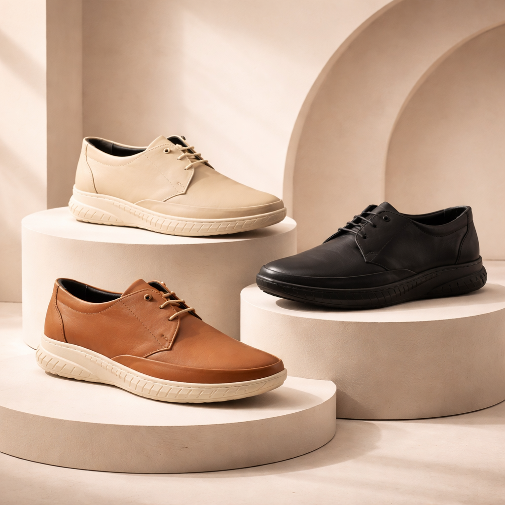 Կաշվե հարմարավետ կոշիկներ՝ հեշտ հագնվող, փափուկ ներբան, 4 ամսվա երաշխիք։ Кожаная удобная обувь: легко надевать, мягкая стелька, гарантия 4 месяца. Leather comfort shoes: easy to wear, soft footbed, 4-month warranty.